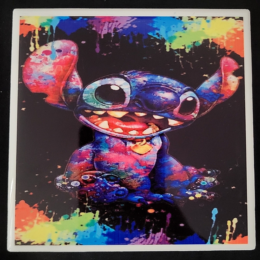 💔 Lilo and Stitch Graffiti Coaster